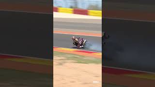 A dramatic Race 1 for Sam Lowes 💥  2024 AragonWorldSBK 🏁 [upl. by Lenwood292]