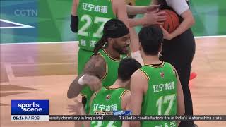 CBA Liaoning beat Ningbo 8575 to remain in 1st place with record of 121 辽宁6人得分上双主场力克宁波 [upl. by Krusche428]