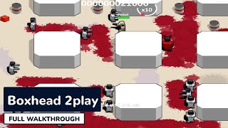 Boxhead 2play  Full Gameplay Walkthrough [upl. by Yesdnik857]