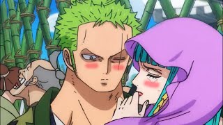 Roronoa Zoro and KomurasakiHiyori AMV  Con Calma  One piece [upl. by Bertasi]