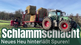 FarmVlog 020  Erste Heulieferung 2024 Wiese zerstört Wir bauen ein FledermausHaus [upl. by Orel]