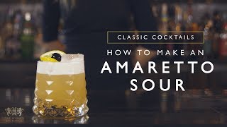 Amaretto Sour Cocktail Recipe – The Whisky Exchange [upl. by Aremahs785]