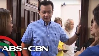 Bandila Sereno pinuna ang basehan ng arrest warrant laban kay Trillanes [upl. by Tletski]