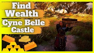 AC Valhalla Find Treasure Cyne Belle Castle All Chests Location Cyne Belle Castle Armor In House [upl. by Hahnke]