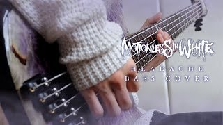 Motionless In White  Headache  Bass Cover [upl. by Mattah]