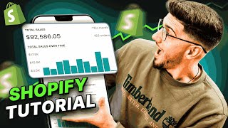 Shopify Tutorial The Simplest Shopify Tutorial For Beginners [upl. by Thurston]