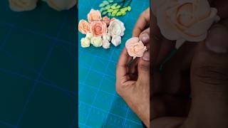 how to make Fondant rose tutorial 🌹fondantflower youtubeshorts shortvideo viral [upl. by Bloem899]