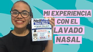 SINUS RINSE cómo usar en español 🤧  Lavado Nasal NEILMED [upl. by Syl]