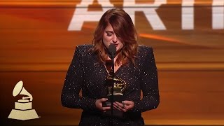 Meghan Trainor  Best New Artist  58th GRAMMYs [upl. by Dnama]