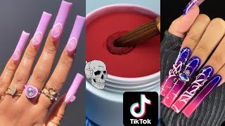 Tiktok Acrylic Nails SCARY STORYTIME Compilation [upl. by Amyas]