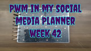 PWM in my Social Media Planner Week 42 [upl. by Shelbi]