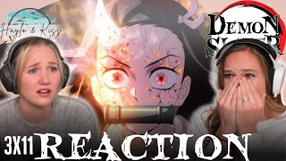 Thank GOODNESS ❤️‍🔥😭  DEMON SLAYER  Reaction 3X11 Finale [upl. by Enyrhtak]