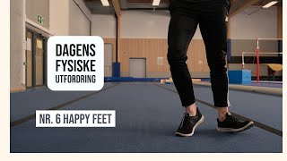 Dagens fysiske utfordring 6  Happy Feet [upl. by Aida]