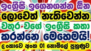 Practical English Phrases In Sinhala  Spoken English For Beginners In Sinhala  Basic English [upl. by Nnylirret184]