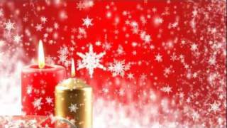 Snowflakes Falling with Flickering Candle Motion Graphic Video Loop Free Download [upl. by Qidas]