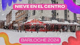 🔴 TERRIBLE NEVADA en Bariloche  Recorrido por el Centro Cívico junio 2024 [upl. by Nilauqcaj]