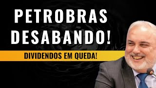 AÇÕES DA PETROBRAS PETR4 DESABAM 6 HOJE Dividendos em queda [upl. by Dnomaj]