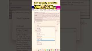 How to Easily Install the Epson L1210 Printer Driver on Windows 11 epsonl1210 driverepsonl1210 [upl. by Koerner]