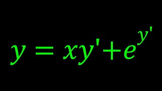 How to Solve Clairauts equation 😁 [upl. by Bik]