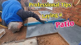 How to lay a patio professional tips [upl. by Kent692]