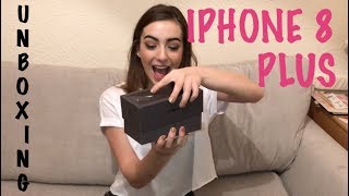 IPHONE 8 PLUS UNBOXING Space Grey [upl. by Akkina756]