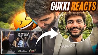 Gukesh Reacts To Sagar And Amrutas Reaction And Go Go Guki Song [upl. by Ambrosio]