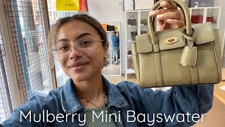 Mulberry Mini Bayswater Review [upl. by Mungovan]