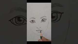 New sketch tutorial plzz subscribe my channel need ur support guys ♥️youtubeshort viral sketch [upl. by Glavin]