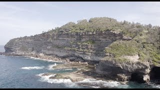 Swimming through the Warriewood Blowhole for the first time [upl. by Dadinirt994]