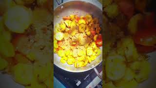 Kela Sabji viralfood youtubeshorts shorts viralrecipes [upl. by Calvert336]