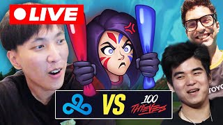 100T vs C9 LCS PLAYOFFS WATCH PARTY with Revenge and Spica [upl. by Sackman]