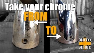 Clean up that Chrome  How to Clean Rust and Oxidation from Chrome [upl. by Oz415]