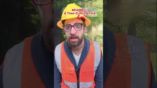 Newbie and chainsaw fails fail construction workers constructionfail workerfails adamrose [upl. by Yelsehc37]