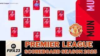 FIFA 23 New Premier League Scoreboard New Season 20242025 [upl. by Spiers]