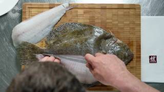 Knife Skills  How To Fillet a Flat Fish [upl. by Letrice337]