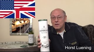 Whisky ReviewTasting Laphroaig 10 years [upl. by Leilani]