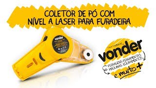 Coletor de Pó com Nível a Laser para Furadeira VONDER [upl. by Yehudit969]