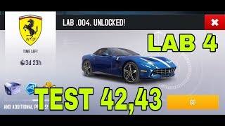 Asphalt 8 Ferrari F60 America RampD Test 4243 Lab 4 [upl. by Kamat917]