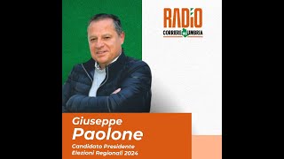 Lintervista a Giuseppe Paolone candidato presidente della Regione Umbria [upl. by Kwapong923]