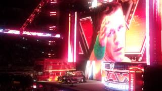 WWE Raw Entrance At The O2 London April 16 2012 [upl. by Rutherford871]