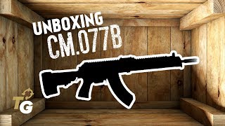 Cyma CM077B  Airsoft Replica Unboxing [upl. by Aerdnahs]