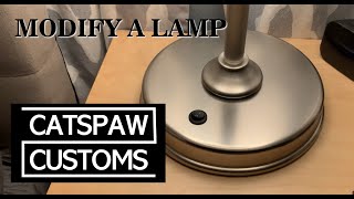 Modifying a Lamp by Adding a Switch to the Base [upl. by Palocz]