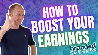 Branded Surveys Tips – How to BOOST Your Earnings 4 Easy Ways [upl. by Odraode]