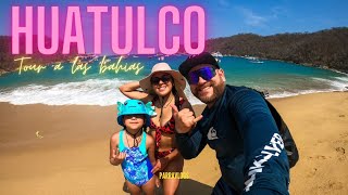 HUATULCO  que hacer como llegar tour por las bahías [upl. by Lockwood]