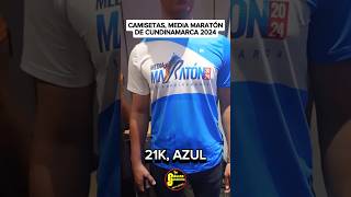 Camisetas oficiales de la Media Maratón de Cundinamarca 2024 oct 27 entre Zipa y Cogua Running [upl. by Nitnert]