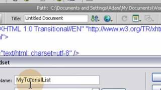 Dreamweaver CS4 Pagination Tutorial Paging Database Results [upl. by Aarika]