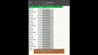 Guía para trabajar con TEXTODESPUES para principiantes exceltraining excelavanzado [upl. by Ameyn]