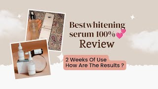 Best Whitening Serum Honest ReviewBeCute whitening serum for face [upl. by Orlene]