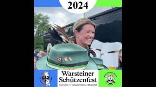 Schützenfest Warstein 2024  Montag  Vogelschiessen Festumzug Parade [upl. by Einram596]