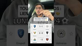 Pronos scores exacts Football 251124 NEWCASTLEWEST HAM ⚽️ [upl. by Patrice]